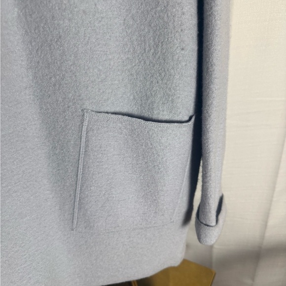 100% Wool Cardigan Sweater Light Blue Josephine Chaus M Hong Kong - Picture 3 of 7